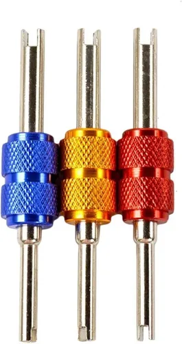 Vista 6 de 3PCS Tire Valve Core Stems Remover Screwdriver Auto Truck Wheel Repair Tool Dual Use Car Accessories(3pcs)