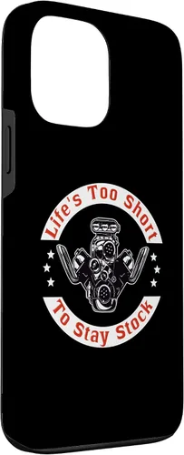 Vista 3 de iPhone 13 Pro Max Life es demasiado corta para mantenerse en stock - Drag Racing Muscle Car V8 Case