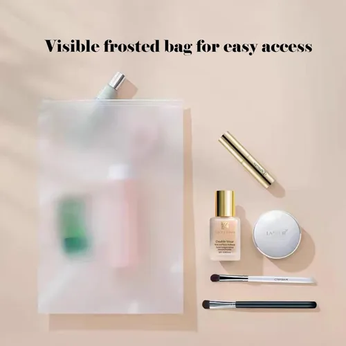Vista 5 de MUMULIDA 30 bolsas de embalaje con cierre de cremallera para ropa, bolsas de ropa de viaje, bolsas reutilizables con cremallera esmeriladas, varios