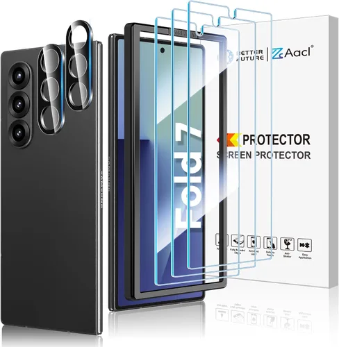 Vista 9 de AACL - Paquete de 3 protectores de pantalla para Samsung Galaxy S21 FE (6.4 pulgadas) Fingerprint Unlock, HD Clear, Case-Friendly, Alignment Tool