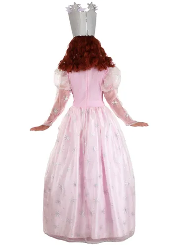 Vista 2 de Disfraz Deluxe de Glinda la Buena para Mujer Multicolor