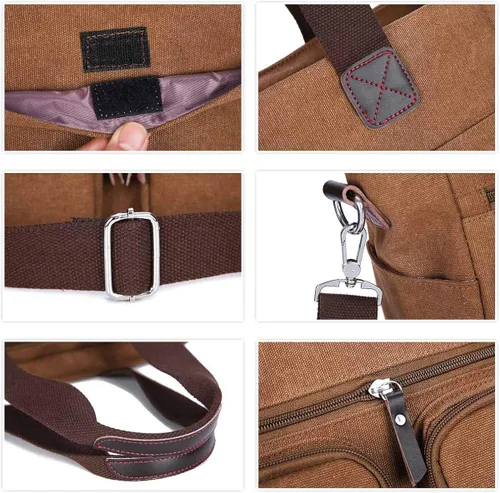 Vista 7 de ToLFE Bolso de mano con asa superior para mujer bolso de hombro bolso de mano de mensajero bolso cruzado de viaje bolsa de trabajo
