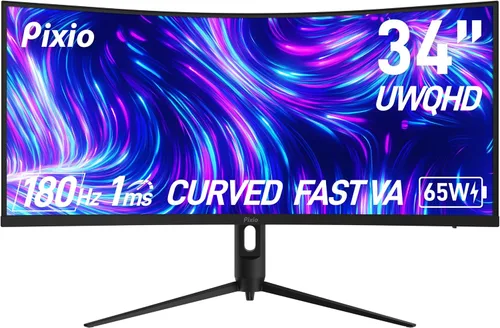 Vista 8 de Pixio PXC325 32 pulgadas 165Hz Frecuencia de actualización FHD 1080p Resolución 1500R Panel VA curvo 1ms MPRT Tiempo de respuesta Sincronización