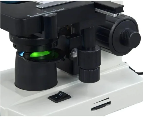 Vista 7 de OMAX Microscopio compuesto biológico trinocular 40X-1600X con la luz reemplazable del LED