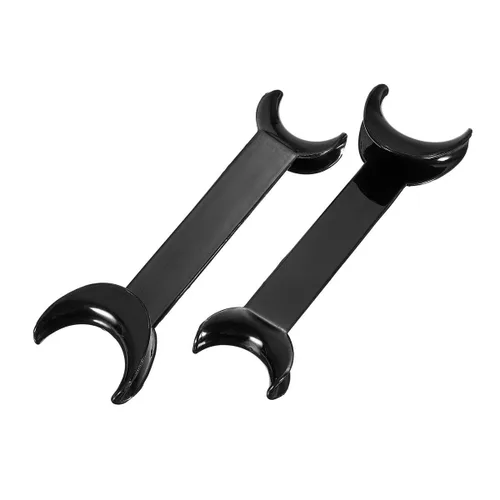 Vista 5 de 8 piezas en forma de T, retractor intraoral de labios de mejilla, doble cabeza, abridor de boca para blanqueamiento de dientes, herramienta