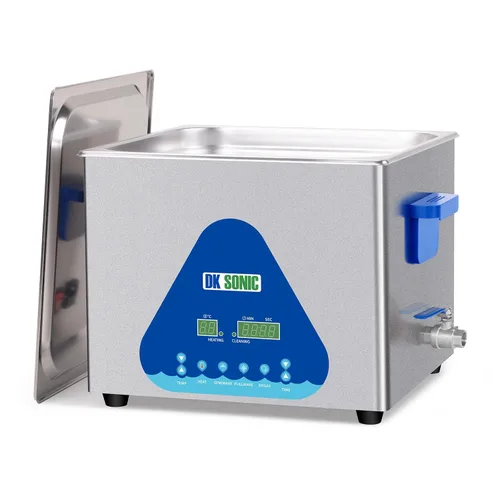Vista 10 de DK SONIC Limpiador Ultrasónico, 1.5L 60W Limpiador Ultrasónico de Joyas de Acero Inoxidable con Cesta de Limpieza, Temporizador, Limpiador Sónico