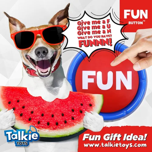Vista 4 de Talkie Toys Products Botón divertido – Cuenta con frases divertidas – Botón parlante para aliviar el estrés, regalos divertidos y más