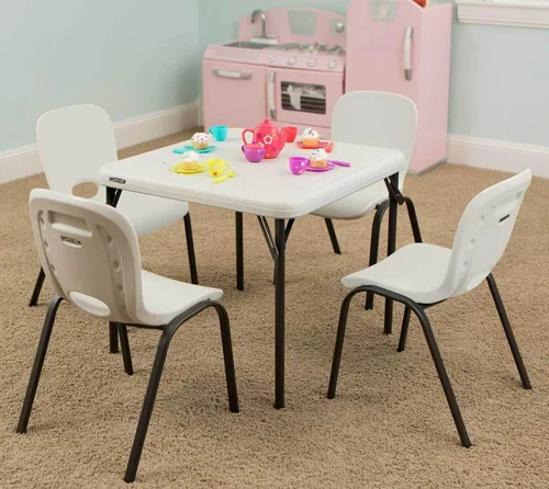 Vista 2 de LIFETIME 80383 Silla apilable para niños, almendra