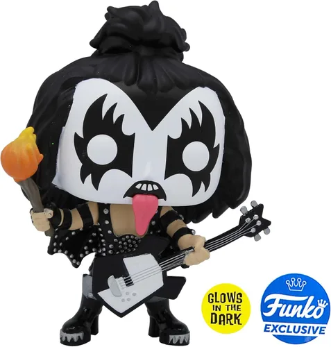 Vista 2 de Funko POP! KISS: The Demon - Resplandor en la oscuridad Coleccionable - Exclusivo en Línea