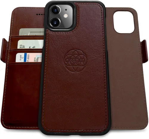 Vista 45 de Dreem - Funda y cartera Fibonacci 2 en 1 para iPhone Negro