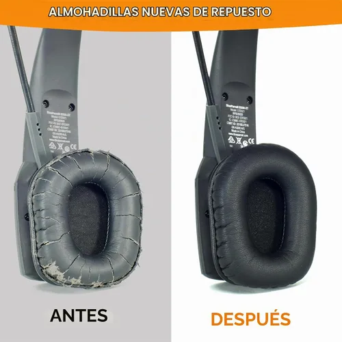 Vista 4 de Defean Almohadillas para auriculares BlueParrott B450-XT B450XT S450-XT