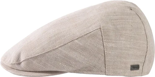 Vista 7 de TOP-EX XL/XXL - Gorra plana de lino 100% con forro de algodón para hombre
