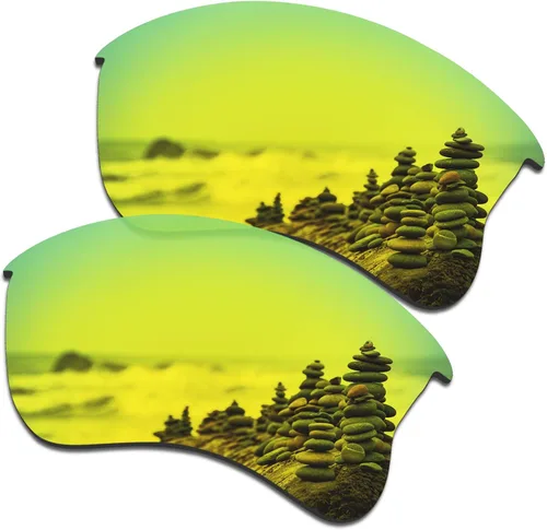 Vista 2 de SmartVLT Juego de 5 lentes de repuesto para hombre Oakley Flak Jacket XLJ OO9009 Sunglass Combo Pack S03