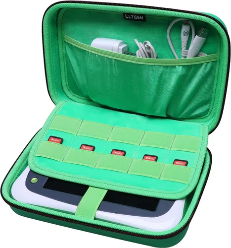 Vista 11 de LTGEM - Funda rígida para tablet Leapfrog LeapPad Ultimate Ready, color negro y gris Bolsa protectora de viaje, bolsa de almacenamiento