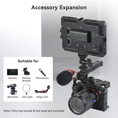 Vista 5 de UTEBIT Mango superior para cámara con pasadores de localización ARRI de 3/8