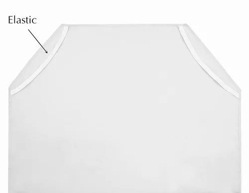 Vista 5 de American Baby Company Paquete de 1 sábana de mezcla de algodón y poliéster, sábana para cuna/preescolar, color blanco, 23 x 40, para niños y niñas