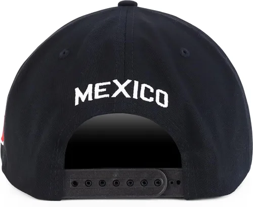 Vista 4 de Hecho en México Eagle 3D Gorra plana bordada a presión