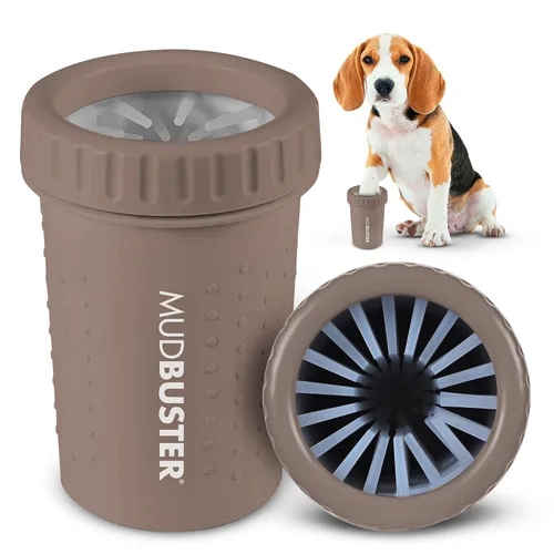 Vista 20 de Dexas MudBuster Limpiador portátil de patas para perros, grande, color blanco brillante, edición especial, suministros y accesorios de primera