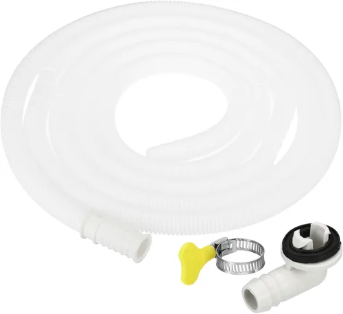 Vista 13 de PATIKIL Kit de drenaje de aire acondicionado de 3.3 pies, conector de drenaje universal, manguera de drenaje de CA con abrazadera para grifo