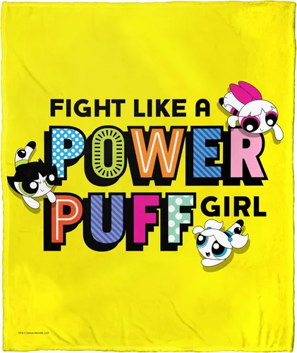 Vista 14 de Northwest Powerpuff - Manta de seda táctil para niñas, 50 x 60 pulgadas, Birthday Bash The Baddie