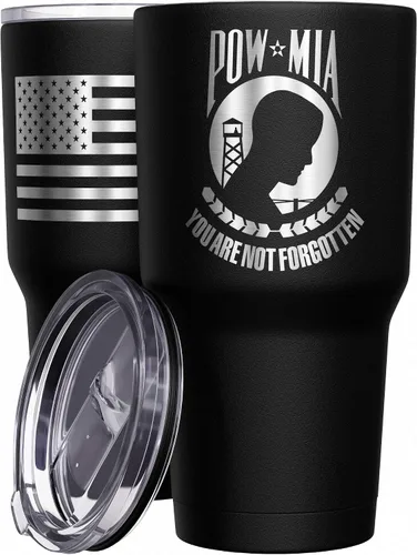 Vista 59 de We The People Holsters - Vaso térmico de 30 onzas, 0% Liberal, Negro