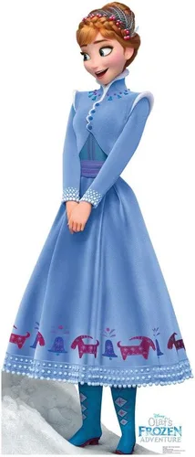 Vista 22 de Figuras de cartón de Frozen, se sostienen solas, Anna, talla única