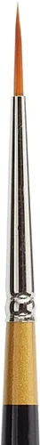 Vista 2 de KINGART Premium Original Gold 9020-0 Ultra Round Series - Cepillo para artista, pelo sintético Taklon dorado, mango corto, para acrílico, acuarela