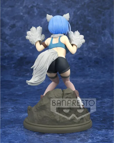 Vista 5 de Banpresto - ReZero comienza la vida en otro mundo Monster Motions Rem Statue Re:Zero Starting Life in Another World - Figura de estatua de 8