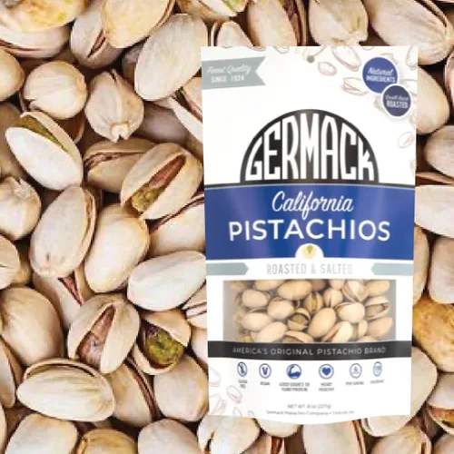 Vista 6 de Germack® - Extra Fancy California Pistachio Nuts - In-Shell - Tostado y salado (bolsa de 8 onzas)