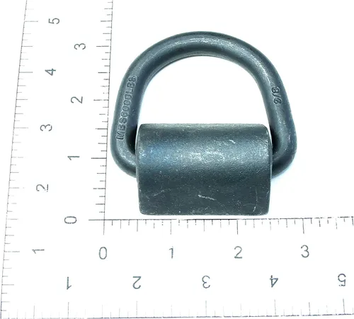 Vista 2 de (Paquete de 8) 3/8" 2,000lbs Capacidad de Límite de Carga de Trabajo Weld-on Flip Anclaje en D
