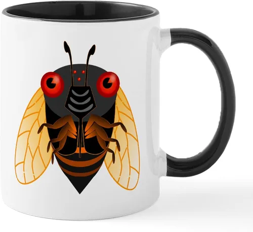 Vista 28 de CafePress Cicada Mugs - Taza de café de cerámica de 11 oz (11.0 fl oz)
