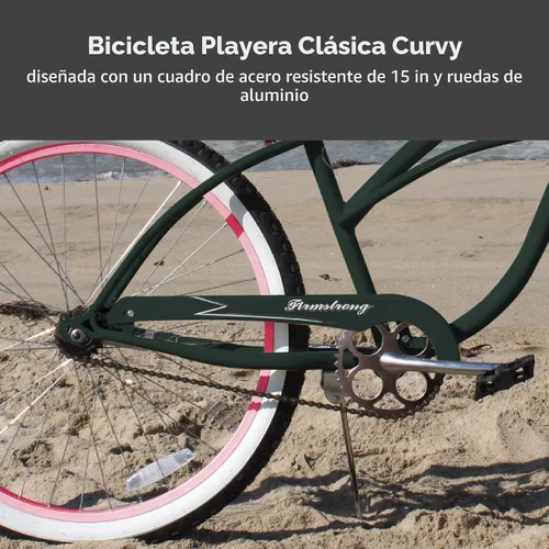 Vista 3 de Sixthreezero Urban Lady Beach Cruiser - Bicicleta híbrida de 3 velocidades para mujer