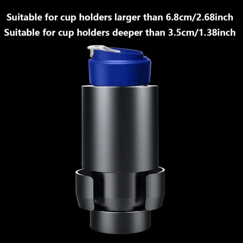 Vista 6 de Riloer Taza portátil inteligente 2 en 1 para automóvil, con calefacción y refrigeración, para café, bebidas, leche, cerveza, refrigerador, pantalla