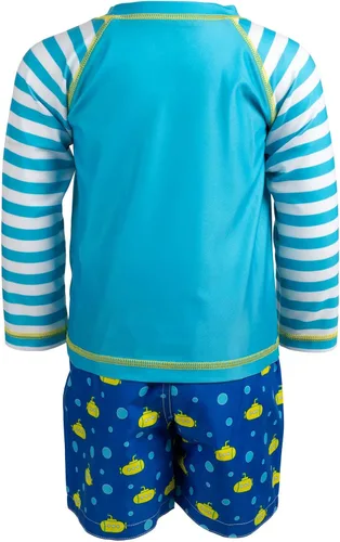 Vista 6 de CoComelon JJ Raglan - Conjunto de camisa de natación y parte inferior de natación de manga larga
