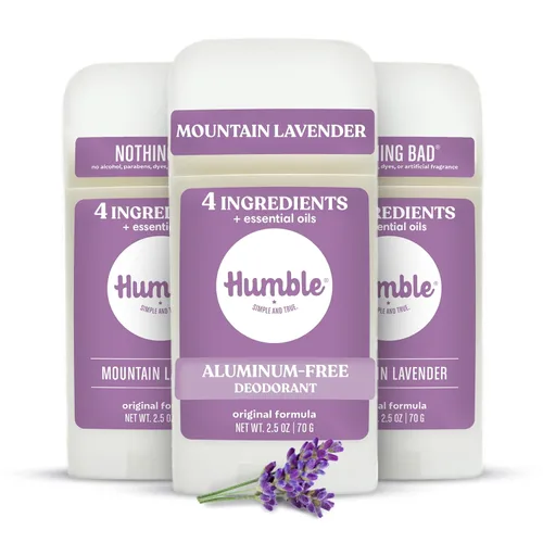 Vista 24 de Humble - Desodorante sin aluminio para mujeres y hombres, paquete variado, desodorante natural limpio y fresco en barra con aceites esenciales
