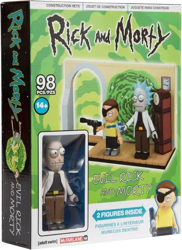 Vista 2 de McFarlane Toys Jueguete de construcción pequeño de Rick malvado y Morty