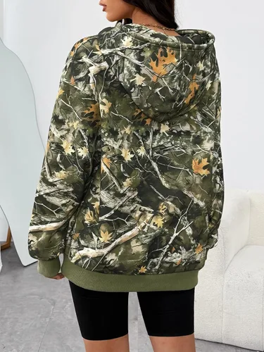 Vista 171 de Trendy Queen - Sudaderas extragrandes con capucha para mujer, suéteres de manga larga, sin botones, de vellón, de otoño, ropa de invierno