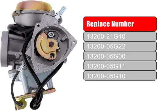 Vista 2 de Carburador Ozark 250 compatible con Suzuki LT-F250 Ozark 2002-2009 2012-2014, LT-Z250 QuadSport Z 2004-2009, repuesto # 13200-21G10 13200-05G22