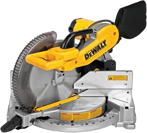 Vista 3 de DEWALT Sierra ingletadora, doble bisel, compuesta, 12 pulgadas, 15 amperios (DWS716)