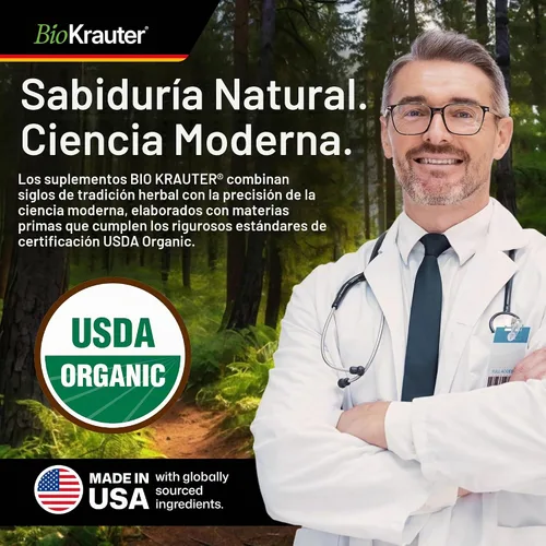 Vista 4 de USDA - Extracto de hongo de melena de león orgánico para el cerebro