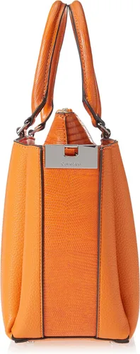 Vista 6 de Calvin Klein Rita - Bolsa organizadora 2 en 1, naranja llama, Flame Orange