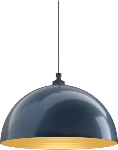 Vista 61 de Steel Lighting Co. Melrose - Lámpara colgante Montada en el techo Cúpula redonda de 18 pulgadas Estilo moderno contemporáneo de granja