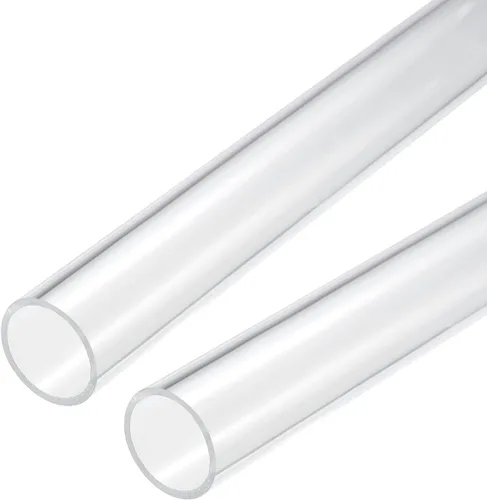 Vista 10 de MECCANIXITY Tubo acrílico transparente rígido redondo tubo 0.157 in (5/32") ID 0.315 in (5/16") OD 10" para lámparas y linternas, sistema