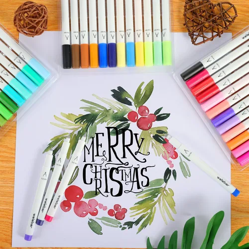 Vista 6 de Bolígrafos de punta fina de 0.4 puntas compatibles con Cricut Joy/Xtra, paquete de 36 bolígrafos surtidos de punta fina para dibujar, escribir, 0.4