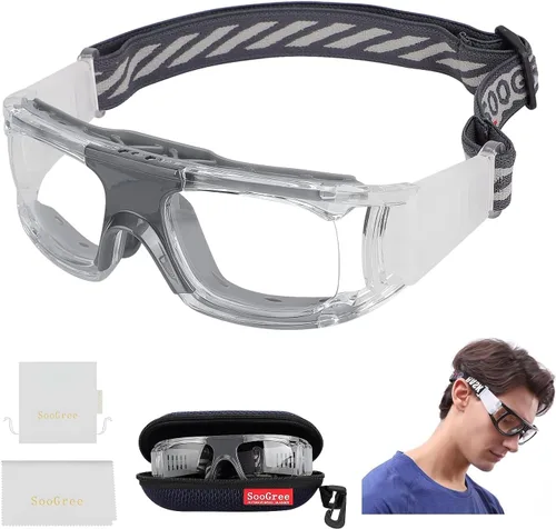 Vista 26 de SooGree Sports Glasses - Racquetball Goggles Basketball Football Eye Protective