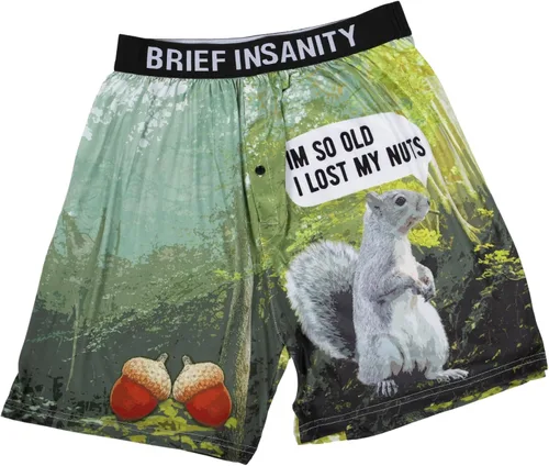 Vista 38 de BRIEF INSANITY Funny & Comfy Boxer Shorts and Pajama Pants for Men & Women Novelty Graphic Underwear & Loungewear