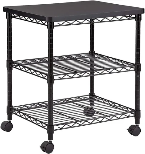 Vista 3 de Soporte Safco Products para debajo del escritorio para impresora/máquina