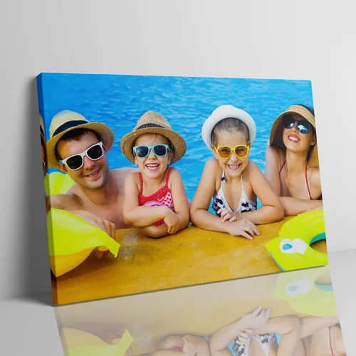 Vista 9 de Chexin Impresiones en lienzo personalizadas con tus fotos, imágenes personalizadas personalizadas para familia, boda, festival, mascota, póster, 8 x