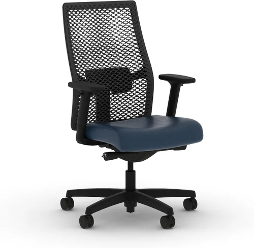 Vista 28 de HON Ignition 2.0 ReActiv - Silla de oficina ergonómica, silla de escritorio de malla con soporte lumbar, inclinación de sincronización avanzada
