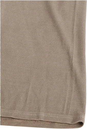 Vista 5 de Enza Costa Camiseta de manga larga con cuello en U para mujer